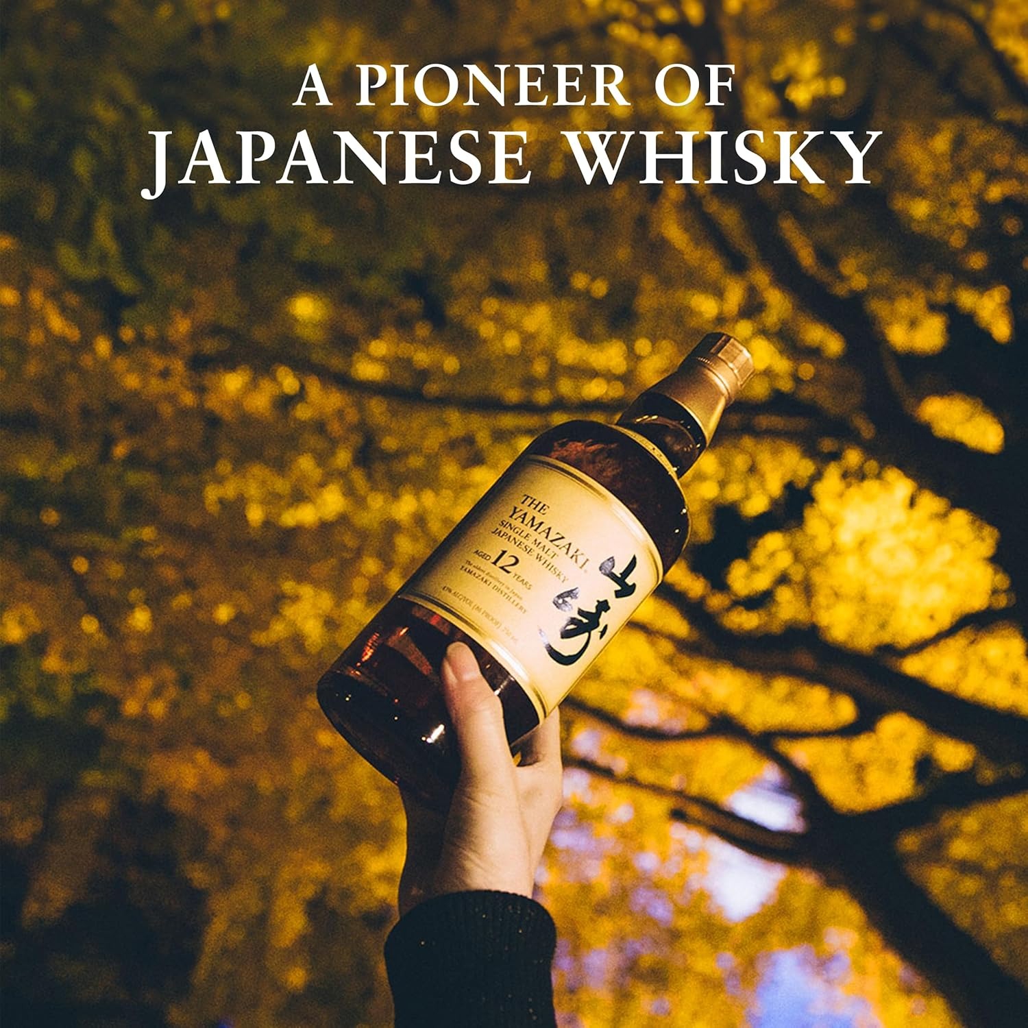 山崎12年酒瓶形象图